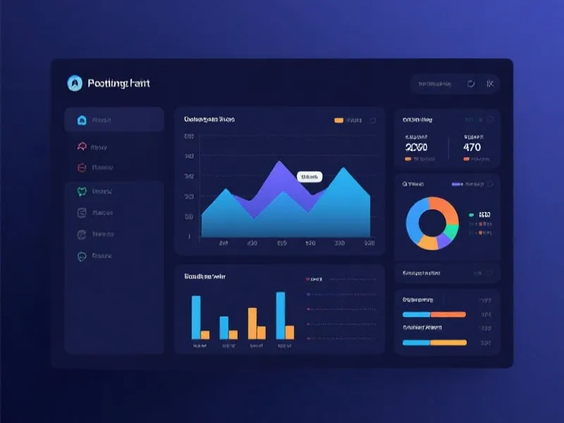 Data Analysis Dashboard Concept
